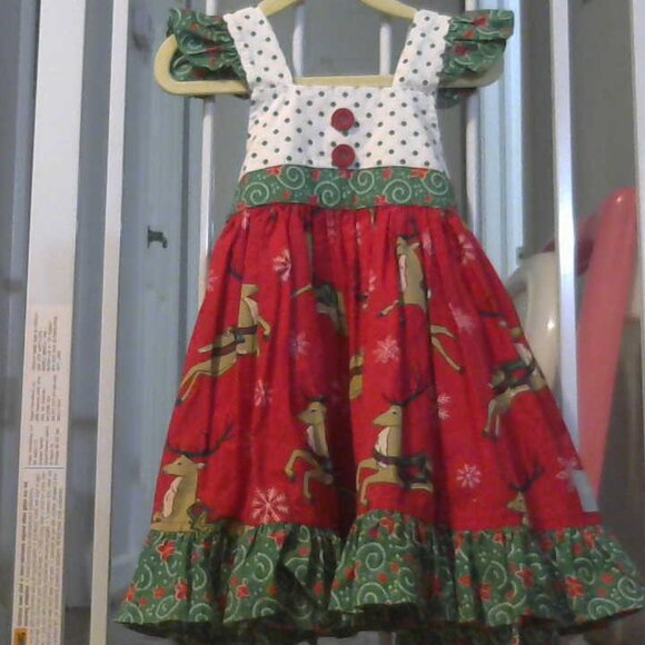 Eleanor Rose Christmas Dress 2T - EUC - Picture 2 of 4